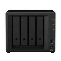 Servidor NAS SYNOLOGY DS918+ 4 bahías sin HDD Quadcore 1xeSATA 2xUSB3 2xEth.1GbE