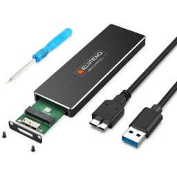 Carcasa adaptador ELUTENG USB 3.0 a M.2 NGFF soporta M.2 NGFF SATA SSD