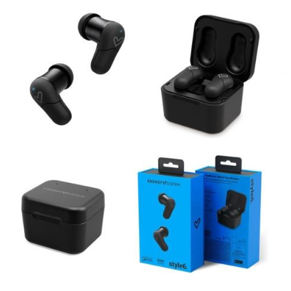 EARPHONES STYLE 6 TRUE BLACK