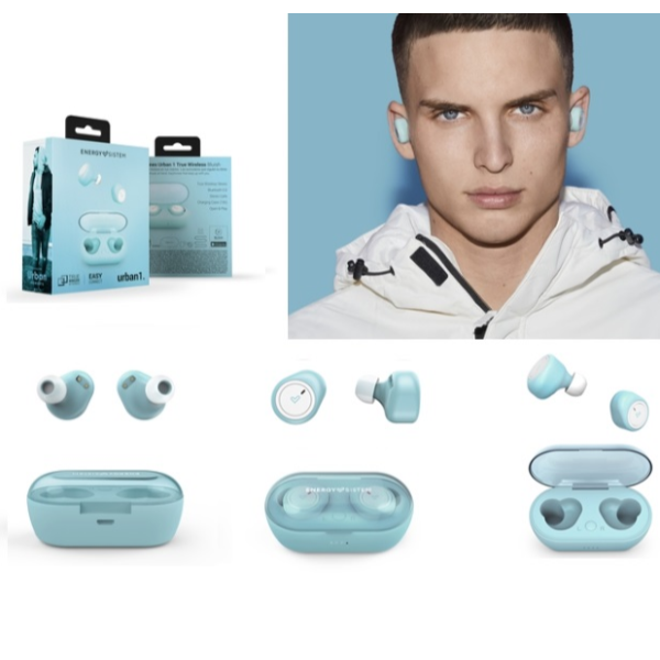 EARPHONES URBAN 1 TWS AZUL BEBE