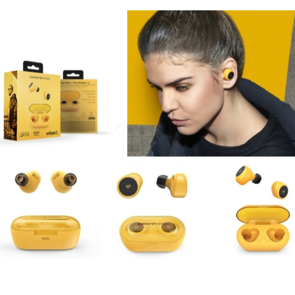 EARPHONES URBAN 1 TWS AMARILLO
