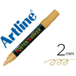 Rotulador ARTLINE Poster Market Oro Metal 2mm., punta redonda