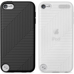 (2) Fundas BELKIN Flex case para Apple iPod Pro de silicona, 1 negra y 1 transparente