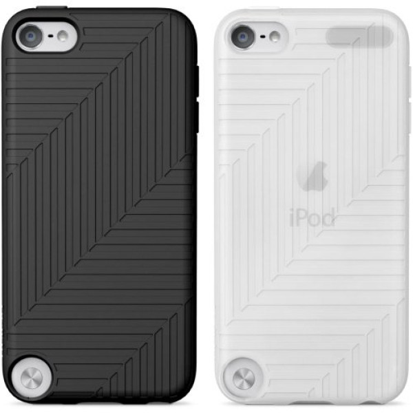 (2) Fundas BELKIN Flex case para Apple iPod Pro de silicona, 1 negra y 1 transparente