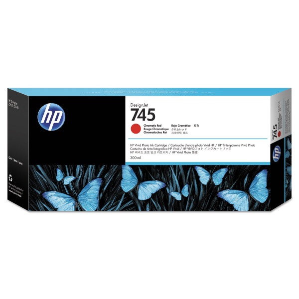 HP 745 300ML ROJO TINTA