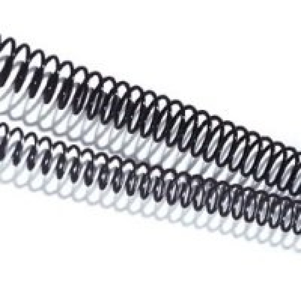 FELLOWES (100) espirales metálicas negras 8mm (envase comercial) ****