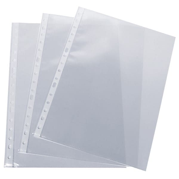 FUNDA MULTITALADRO LISA BRILLANTE / CRISTAL/ A3