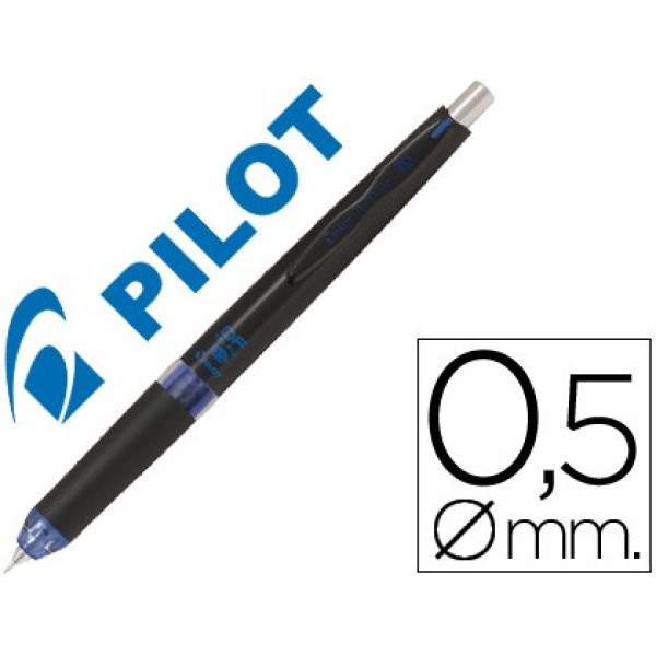 Portaminas PILOT HDF-5054 retráctil col.negro/azul mina 0,5mm