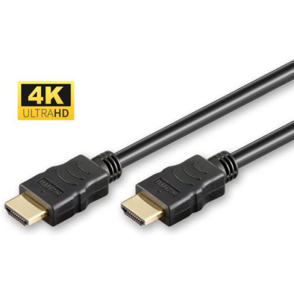 MicroConnect HDMI 19M - HDMI 19M  V1.4 - 1m. High Speed 4K y Ultra HD 1080p.