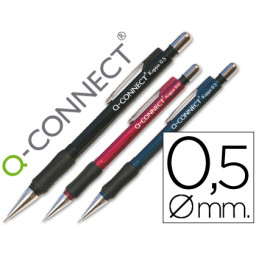 Portaminas Q-CONNECT KAPPA sujeción caucho 0.5 mm.