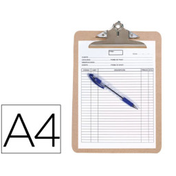 Portanotas Q-CONNECT DIN A4 4mm. Carton extraduro