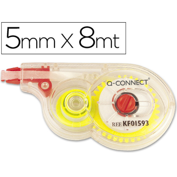 C. Correctora Q-CONNECT blanco 5mm x 8 m. Blister C. Correctora Q-CONNECT blanco 5mm x 8 m. Blister