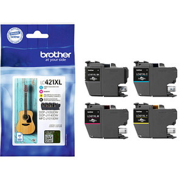 (4) C.t.BROTHER CMYK DCPJ1050 MFCJ1010 4x500p. - kit 4-colores