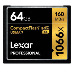 COMPACTFLASH 64GB 1066X 160R 155W