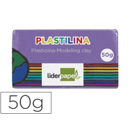 Plastilina LIDERPAPEL lila pequeño