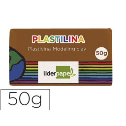 Plastilina LIDERPAPEL marron pequeño