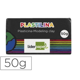 Plastilina LIDERPAPEL negro pequeño