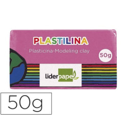 Plastilina LIDERPAPEL rosa pequeño