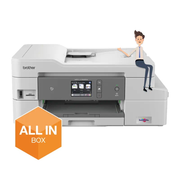 Multif.BROTHER MFC-J1300DW A4 Pack All-in-Box 4-1 35-27ppm 150h+ADF 20h Duplex USB/Wifi cons.XL