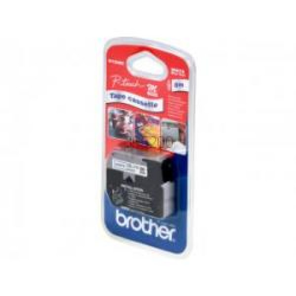 C.12mm BROTHER PT85/110 azul sobre blanco cinta rotuladora no laminada, 8mts