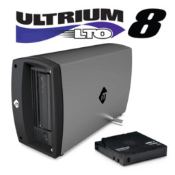 Unidad de cinta externa mLOGIC mTape LTO-8  Thunderbolt 3, LTFS app for macOS