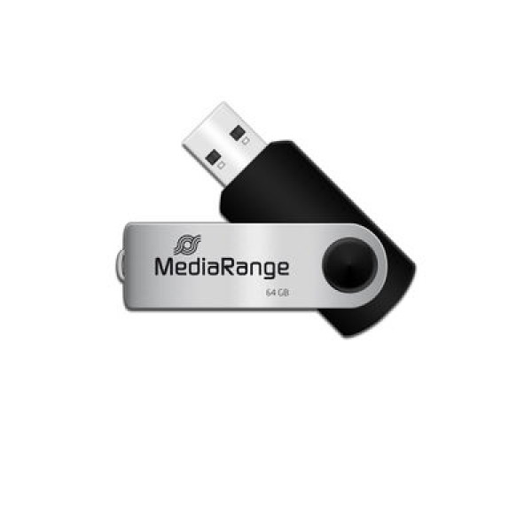 Memoria USB MEDIARANGE 64GB flash drive USB 2.0, pivotante