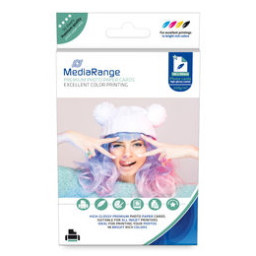 Papel MEDIARANGE inkjet Photo paper high-glossy 220g. 100A4  alto gramaje