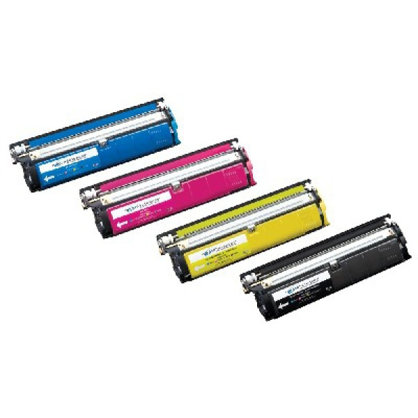 (3) Toner KATUN-MSI para EPSON Ac.C900 C1900 CMY * QMS 2300 (cian,magenta,amarillo) *