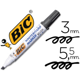 Rotulador BIC Velleda para pizarra negro