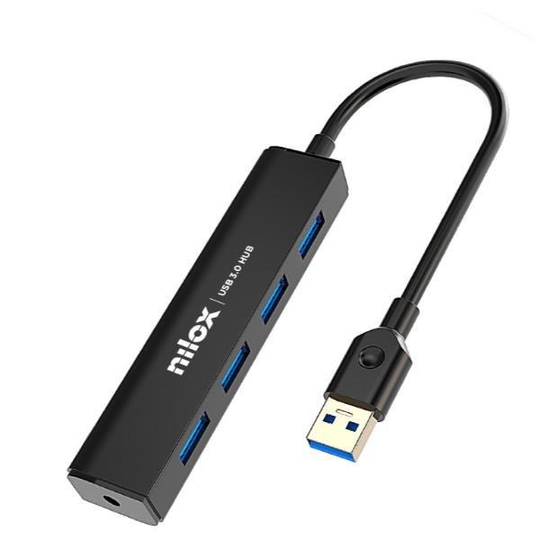 HUB USB 4 - 3.0 BLACK HUB USB 4 - 3.0 BLACK