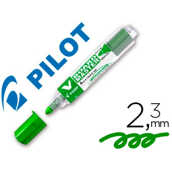 Rotulador PILOT Vboard Master 2.3mm. Verde Para pizarra blanca Rotulador PILOT Vboard Master 2.3mm. Verde Para pizarra blanca