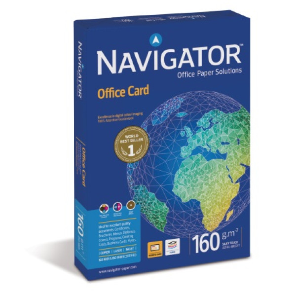 Papel NAVIGATOR Office Card 250A4  160g. Alta calidad  (108814)