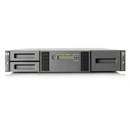 Librería HPE StoreEver MSL2024 + 1 drive LTO-7 rack 2U, SAS, 24 slots, 24 cartuchos LTO-7
