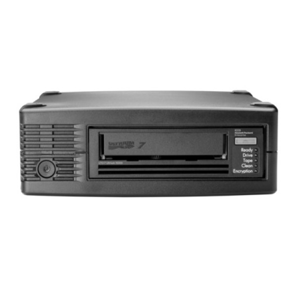 Unidad de cinta externa HPE StoreEver 15000 LTO-7 (6TB/15TB) SAS + 4 cartuchos LTO-7 #bundle TVlite