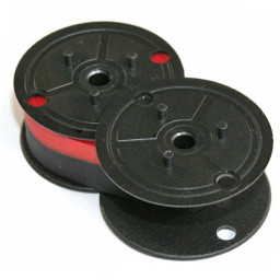 C.C. Carrete GR51/GR24: doble carrete rojo/negro CANON CASIO SEIKO STAR  12,7mmx6m. (1503)