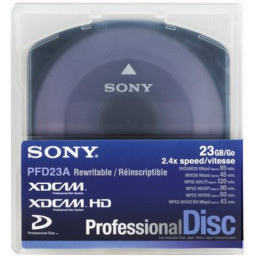 SONY PFD23A XDCAM professional disc 23,3GB RW regrabable 2,4x single layer