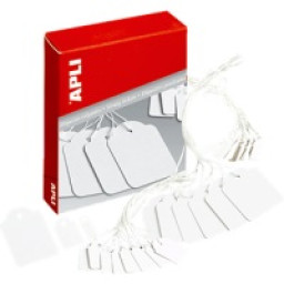 Etiq.APLI colgante 9x24mm blanco