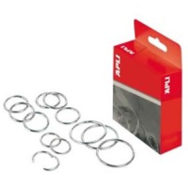 Anillas metálicas articuladas 20mm 20un