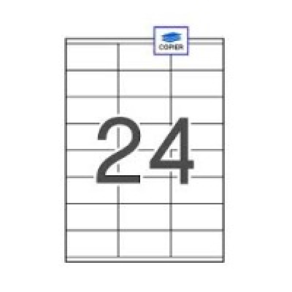 Etiq.APLI fotocop./láser 70x36mm 100A4 2400u.