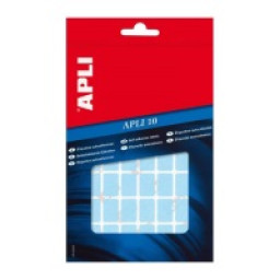 Etiq.APLI-8 12x18mm 448un. 8h fondo azul escritura manual