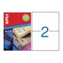 Etiq.APLI 210 x148  extrafuerte 200u.100A4 adhesivo extrafuerte
