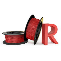 3D filament PLA 1,75mm 1Kg - red (rojo) Poly-Lactic Acid (PLA), 195mm x 85mm