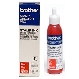 BROTHER STAMP CREATOR PRO -tinta roja 20cc para máquina de sellos SC2000