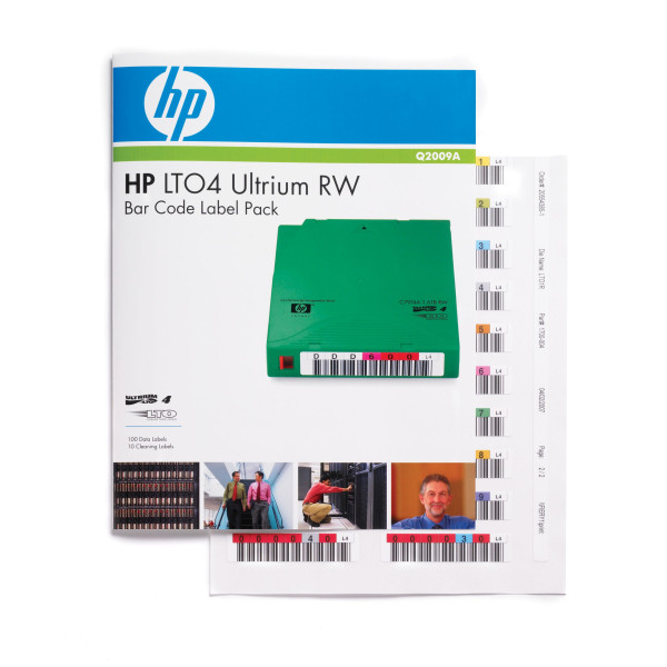 ETIQUETAS LTO ULTR 4 RW 1 6TB HP