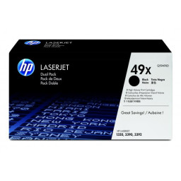 (2) Toner #49XD HP Lj 1320 4320 2x6.000p. - (doble-pack)