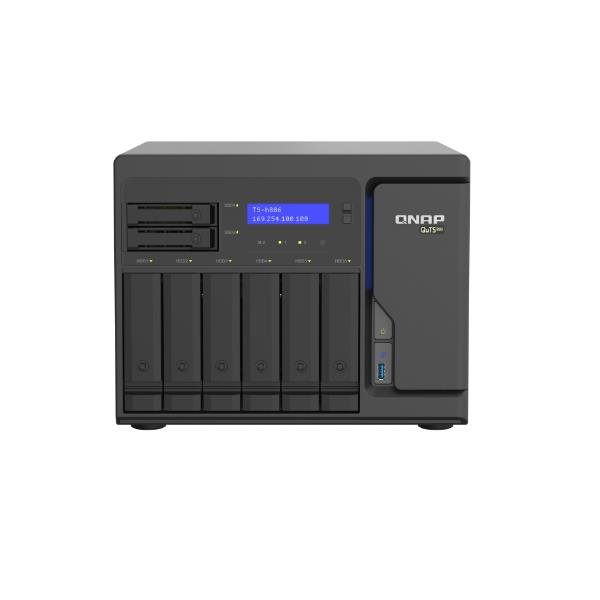 8-BAY QUTS HERO NAS BUILT-IN 2 M.2 8-BAY QUTS HERO NAS BUILT-IN 2 M.2