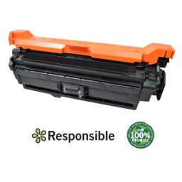 Toner RESPONSIBLE: HP Lj CP3525 CM3530 negro 10.500p. (CE250X) (CP3525BR)