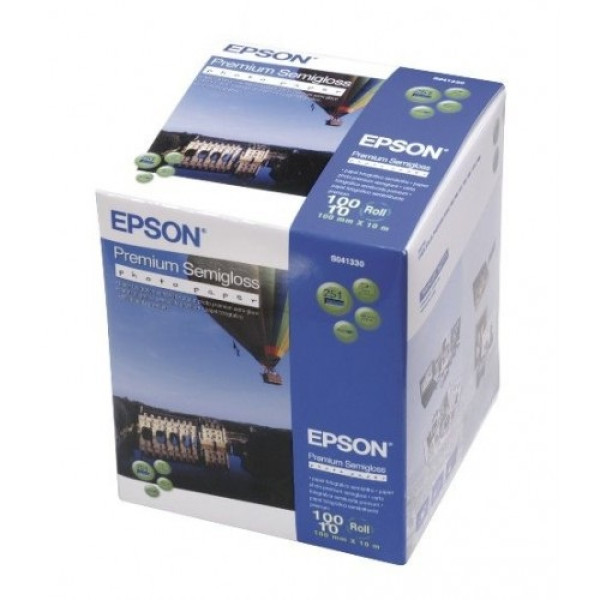 Papel EPSON fotog.Semibrillo 100mm x 8m 251g.