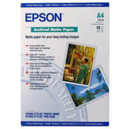 Papel EPSON fotog.Semibrillo 20A4 251g.