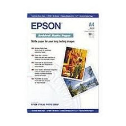 Papel EPSON mate doble cara 50A4 178g.